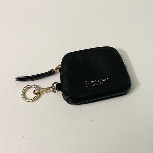 Juicy Couture Black Pouch Coin Purse - Picture 2 of 15
